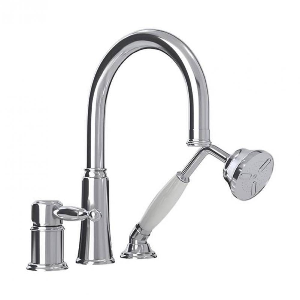 Qabil Bath Faucet 3Pcs Chrome