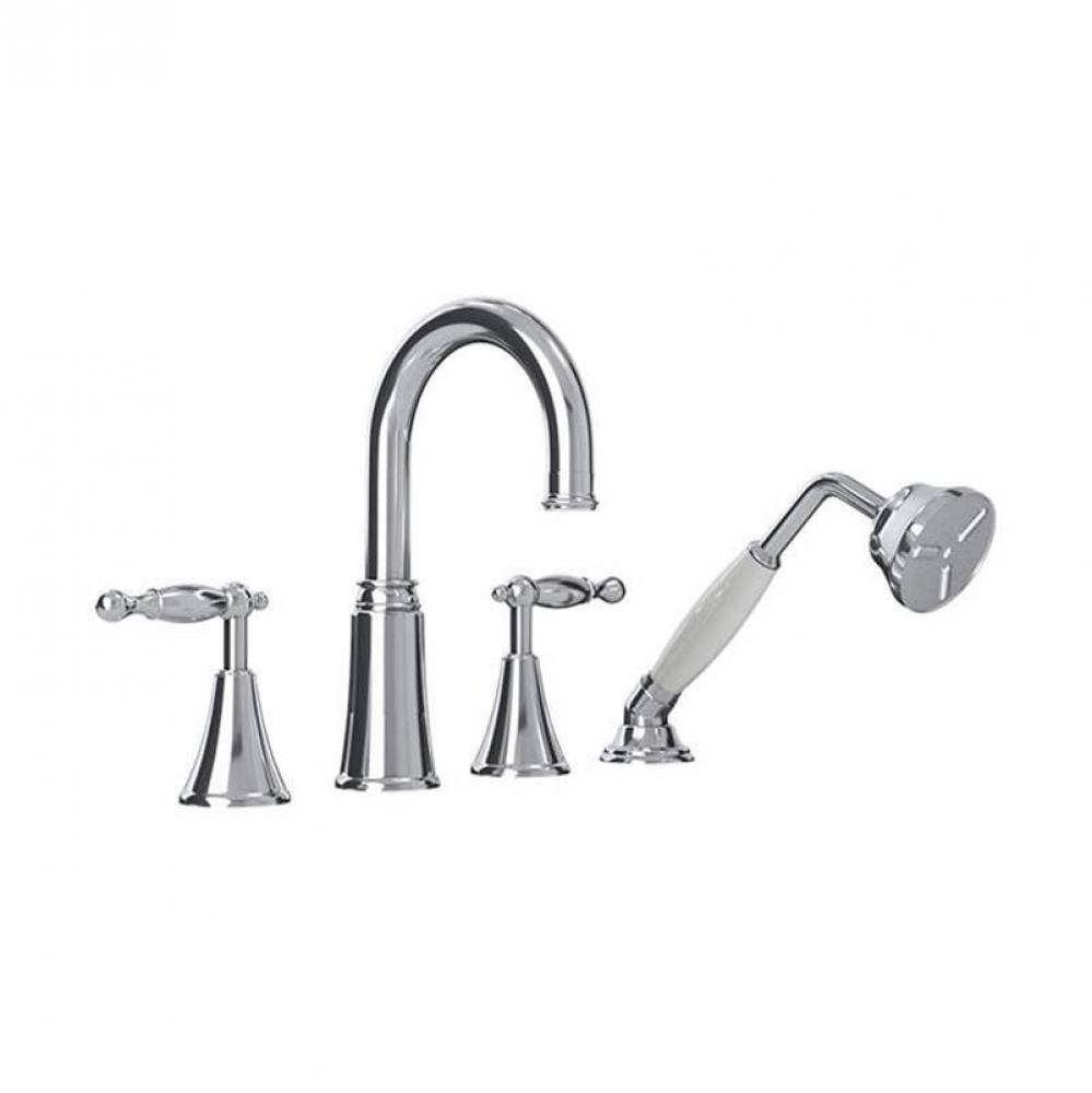 Qabil Bath Faucet 4Pcs Chrome