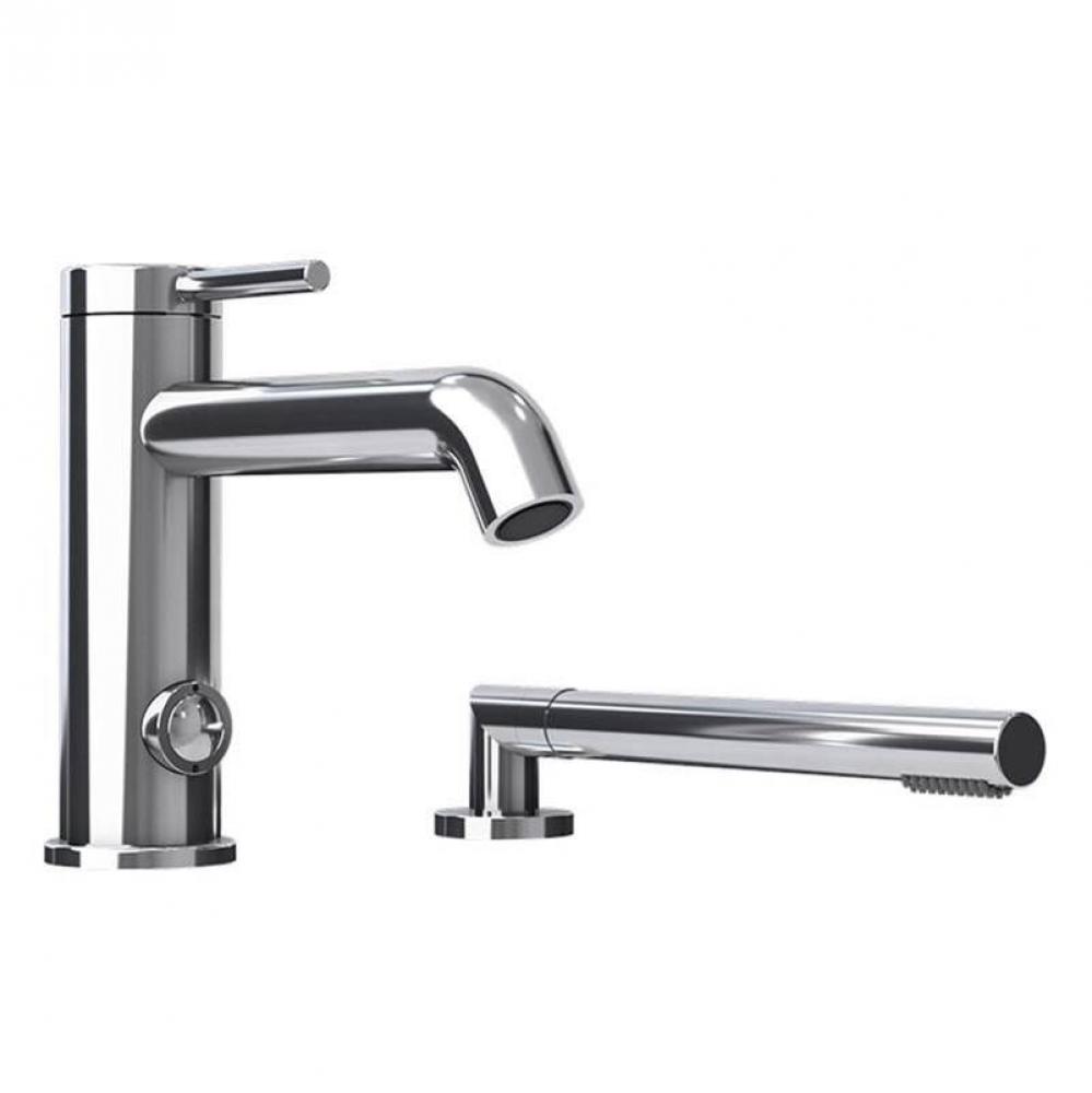 Vertigo 2 Pcs Bathtub Faucet Chrome