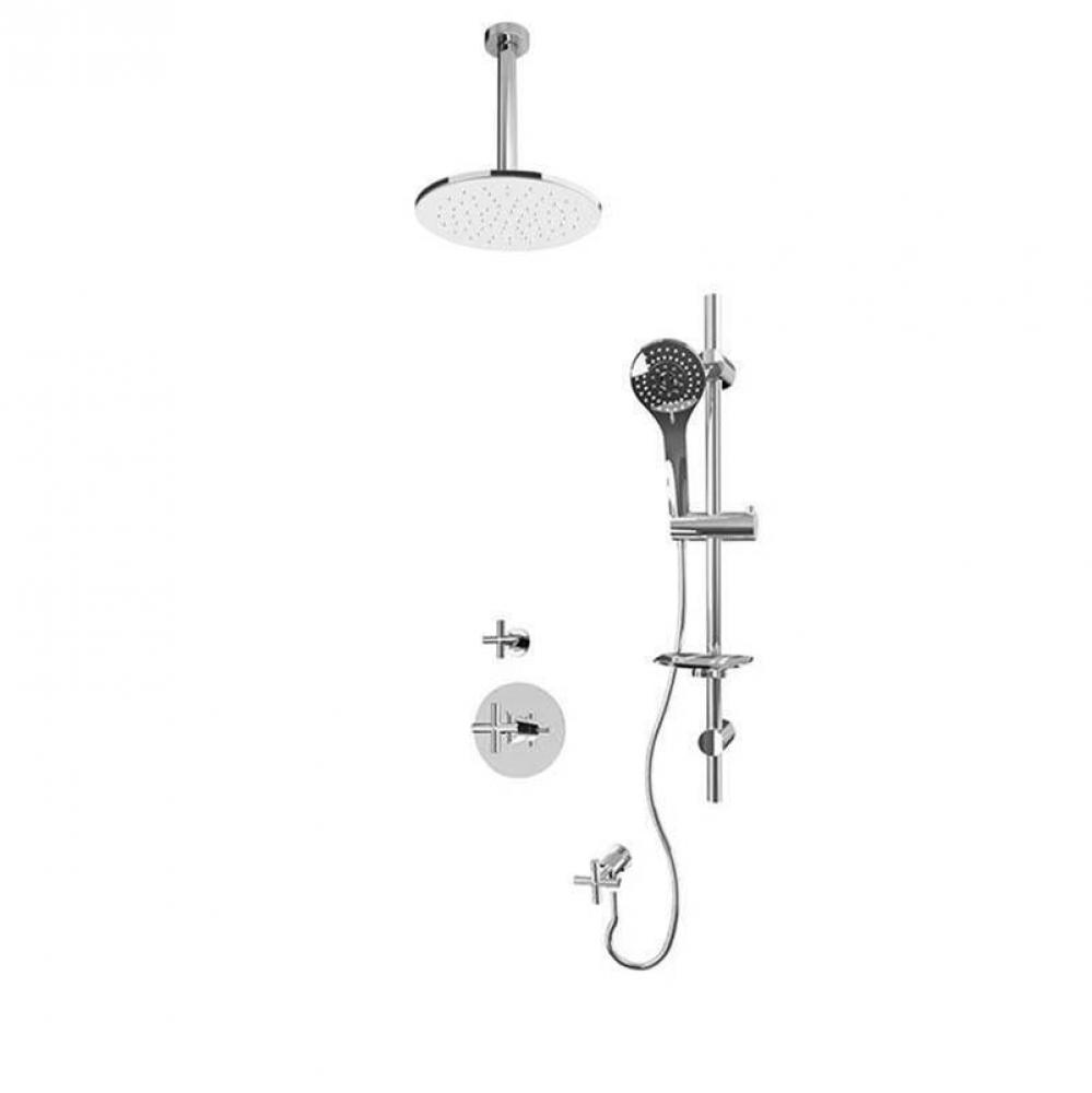 Alex/Gael 3/4'' Therm. Shower Set Chrome