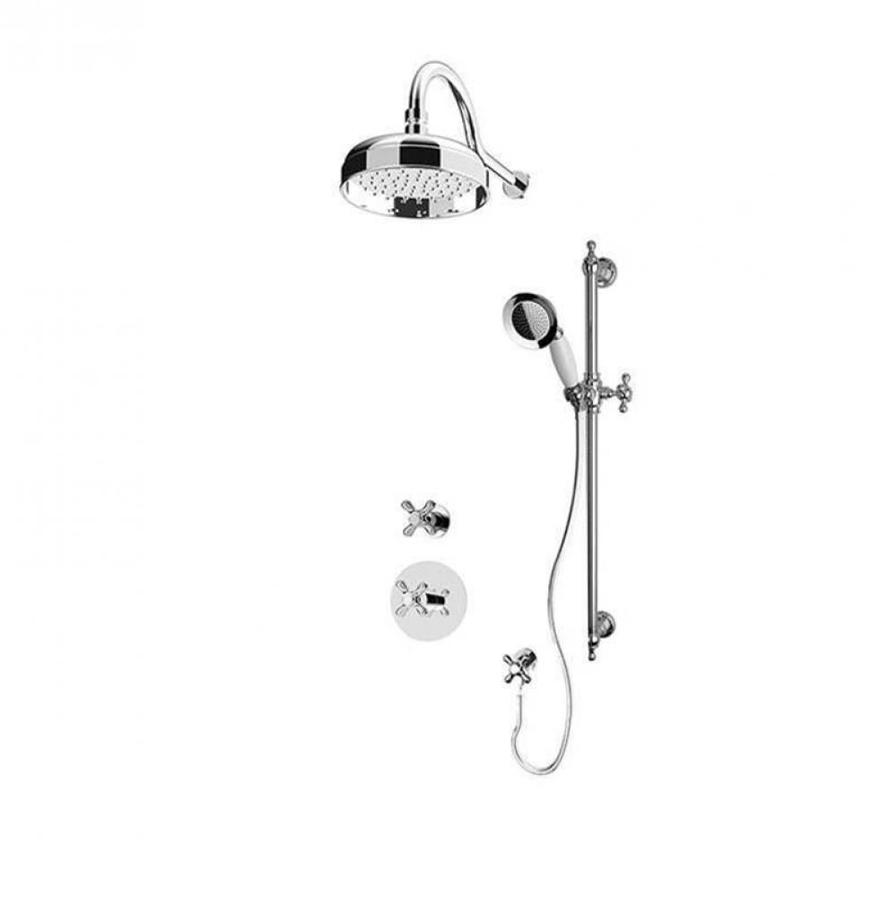 Jade 3/4'' Therm. Shower Set Chrome