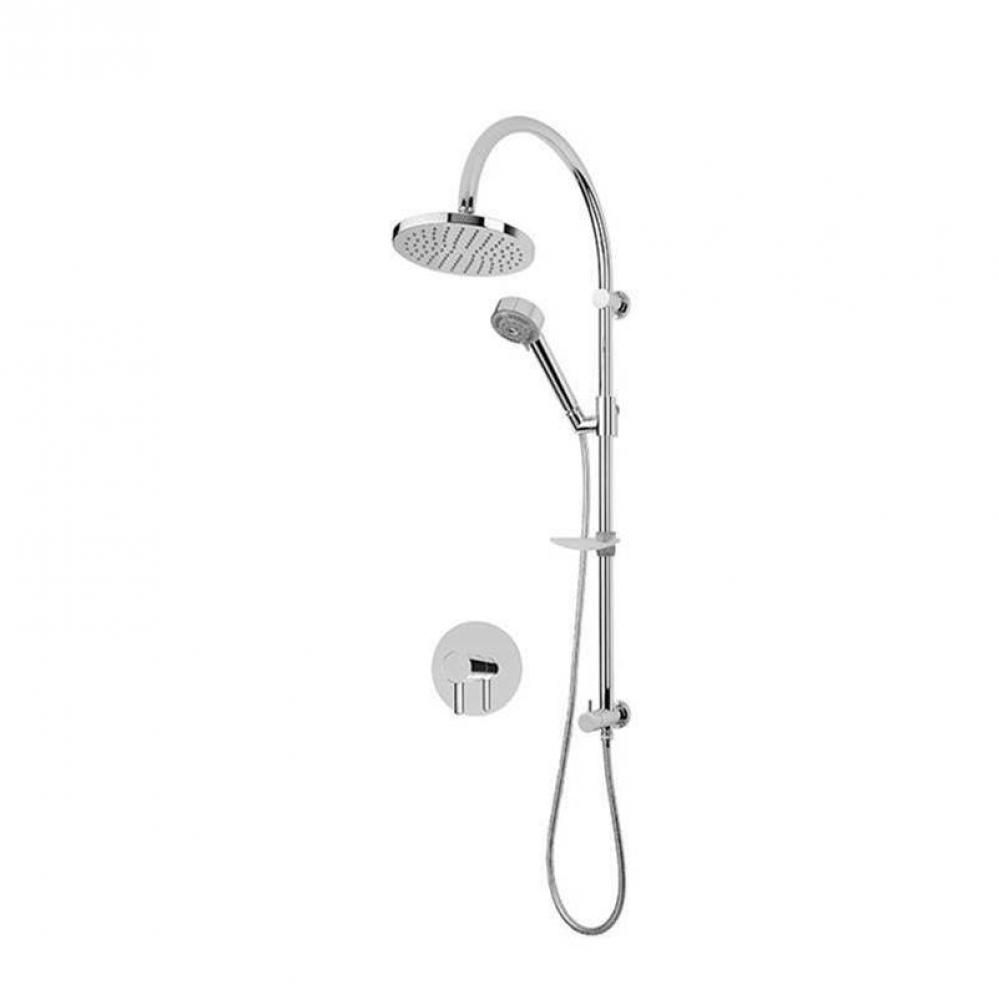 Vertigo 1/2'' P. Bal. Shower Set Chrome