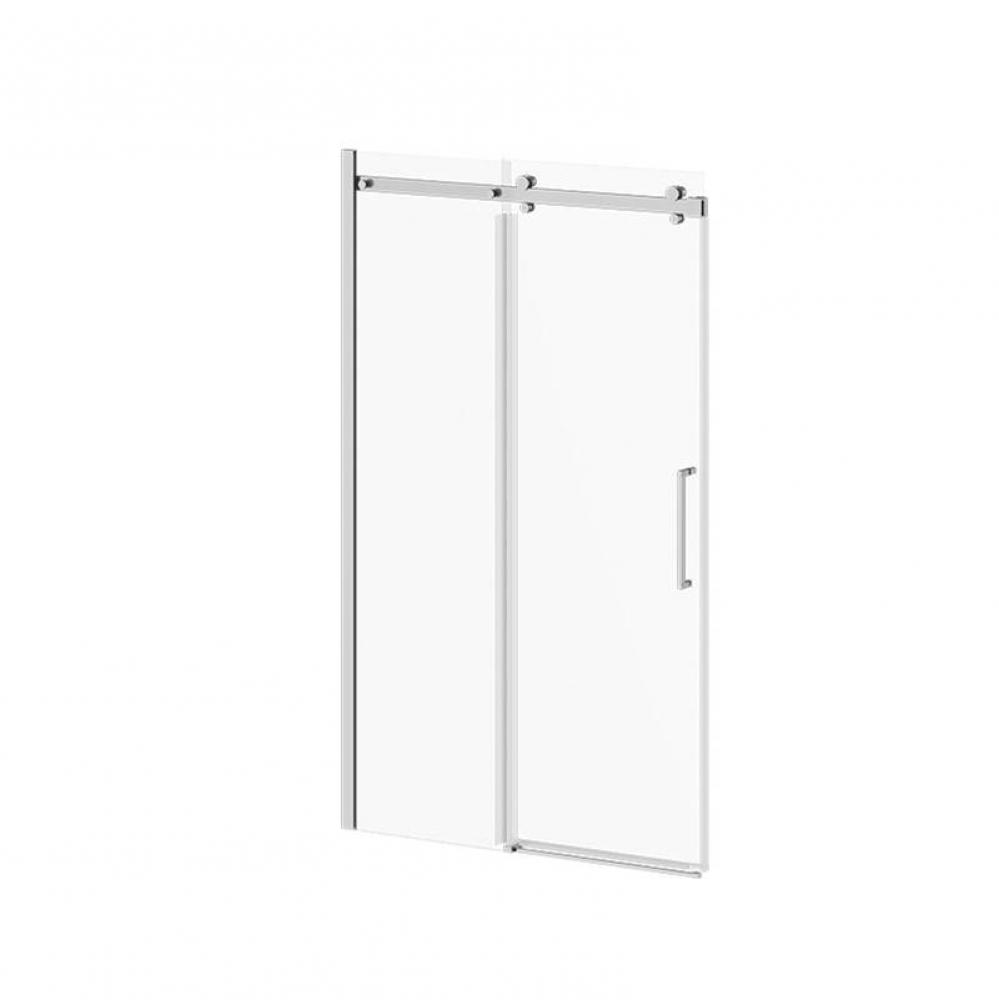 Leman Sliding Shower Door 48'' 74'' Polished Chrome