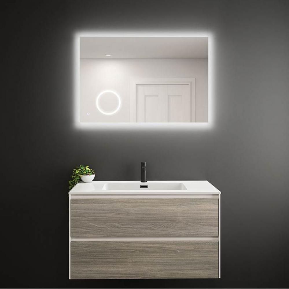 Miro Led Mirror Anti-Fog 900X600 mm Backlight Magnif. Mirror 3X