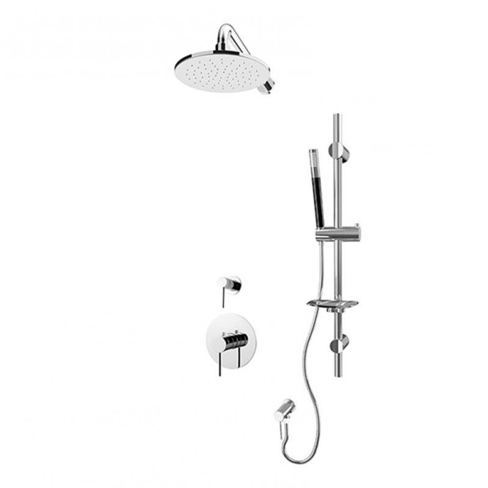 Kronos 3/4'' Therm. Shower Set Chrome