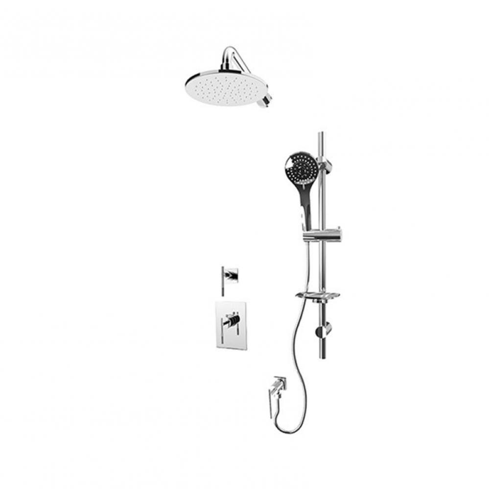 Evita/Hadria 3/4'' Pex Therm. Shower Set Chrome