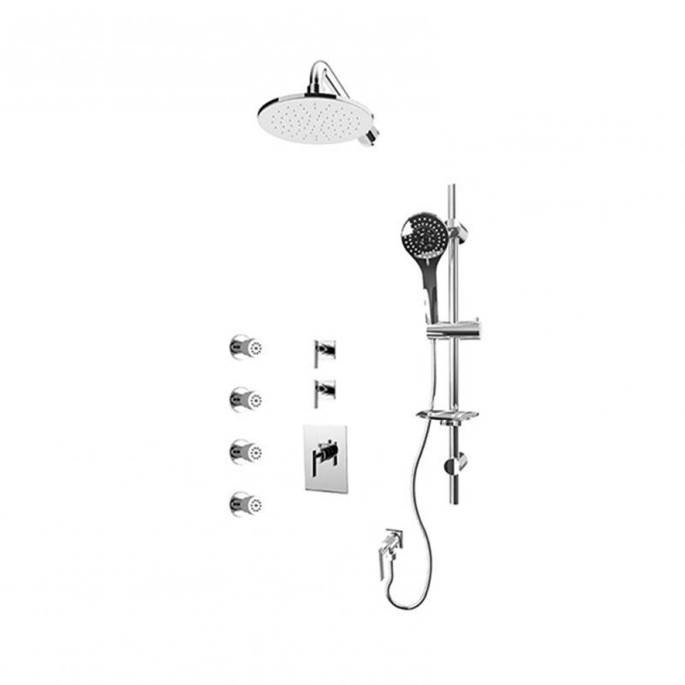 Gabriella 3/4'' Pex Therm. Shower Set Chrome