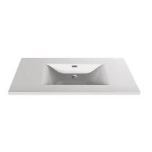 Rubi RMP1000CBL - Make-Up Single Middle Basin White