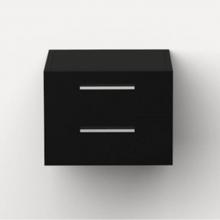 Rubi RMP400LT2NE - Make-Up 2 Drawers Side Cabinet Nero