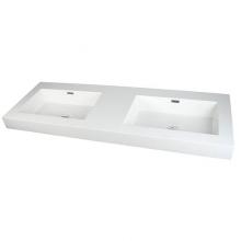 Rubi RTOL138BL - Countertop Basin With Overflow White