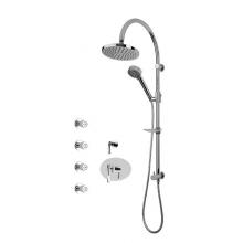 Rubi RAS916YCC - 3/4'' thermostatic shower kit