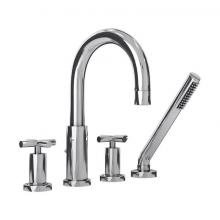 Rubi RCA24ACC - Alex 4Pcs Bath Faucet Chrome