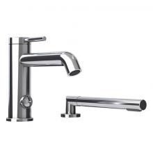 Rubi RVT22DCC - Vertigo 2 Pcs Bathtub Faucet Chrome