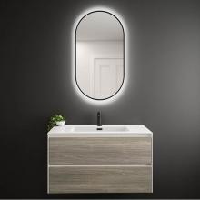 Rubi RMI4889BBK - Miro Led Mirror 480X890 mm Backlight Oblong Black