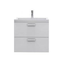 Rubi RTO580SK2GR - Matte White Slim Basin/Main Cabinet Kit Grigio