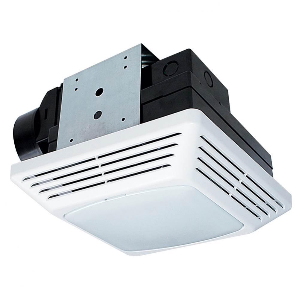 50 cfm Energy Star Certified ''Snap-In'' Exhaust Fan with LED Lamp