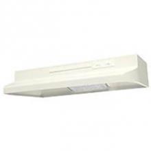 Air King AV1424R - Advantage Ducted Range Hood Biscuit w/2 Speed Motor, Incandescent Lighting