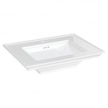 American Standard Canada 0297001.020 - Town Square® S Center Hole Only Pedestal Sink Top
