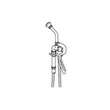 American Standard Canada 7866115.002 - Bedpan Cleanser With Self-Closing Valve and Hook