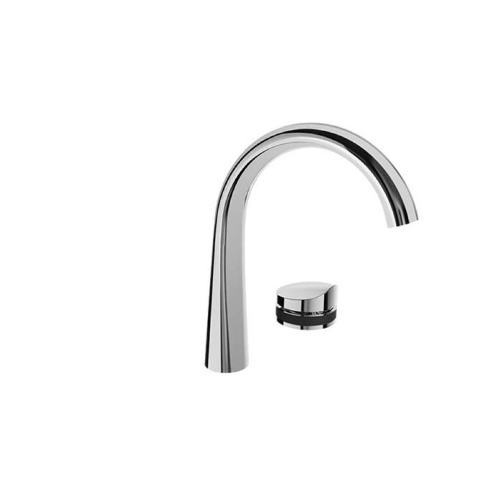 Single handle 2-piece lavatory faucet, drain included