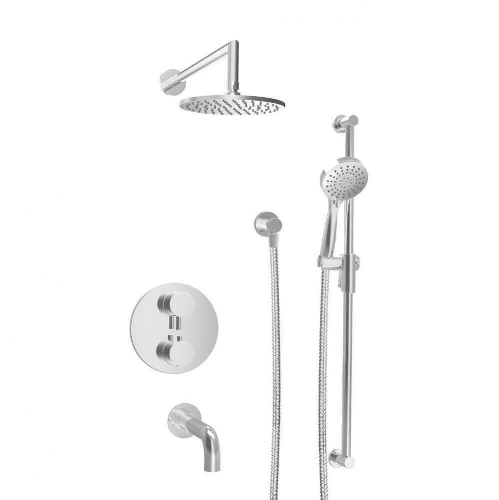 Complete Thermostatic Pressure Balanced Shower Kit (Non-Shared Ports)