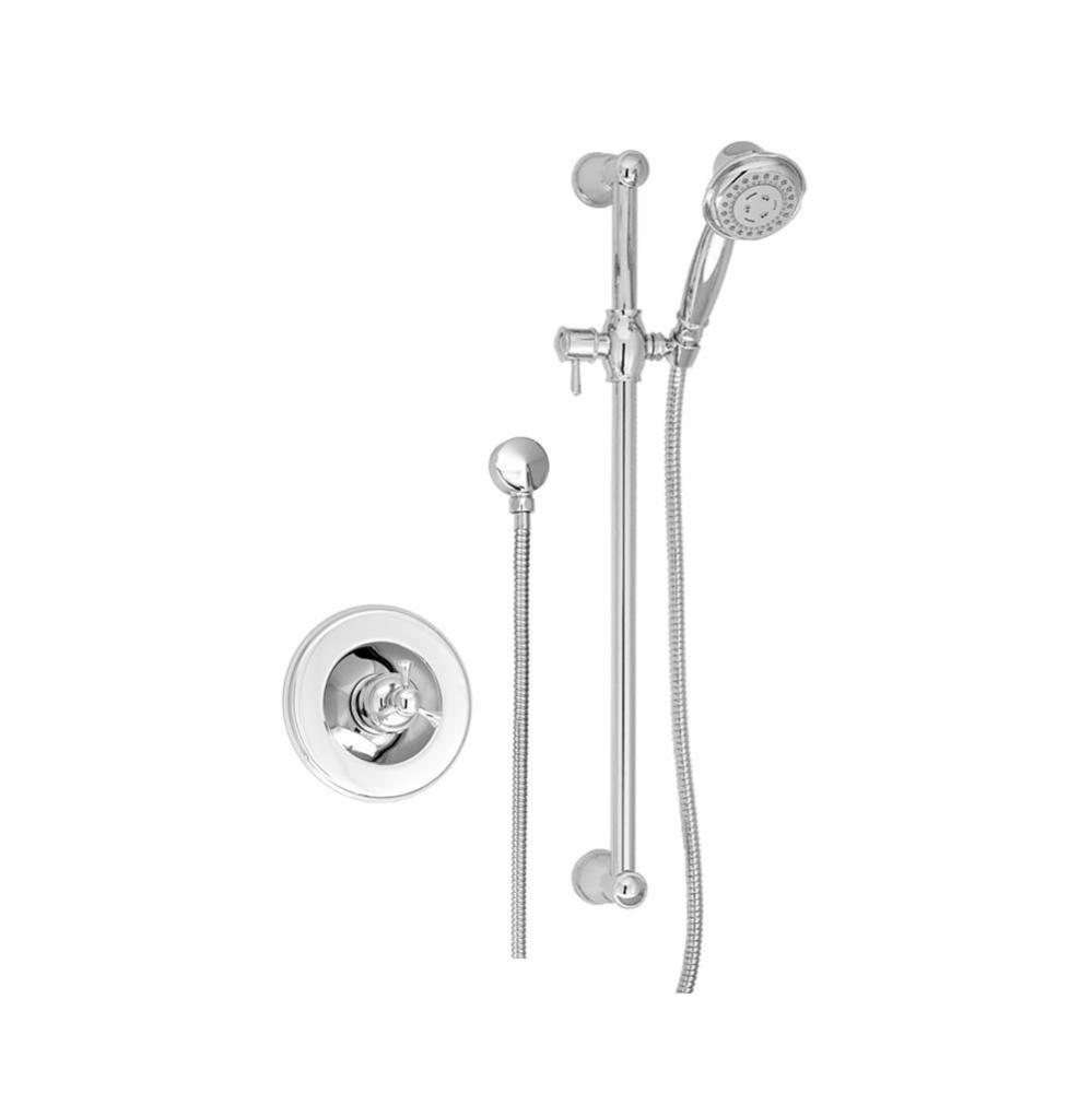 Complete pressure balanced shower kit