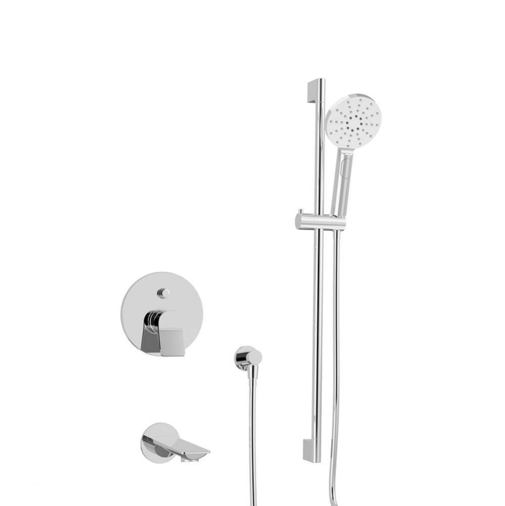 Complete pressure balanced shower kit