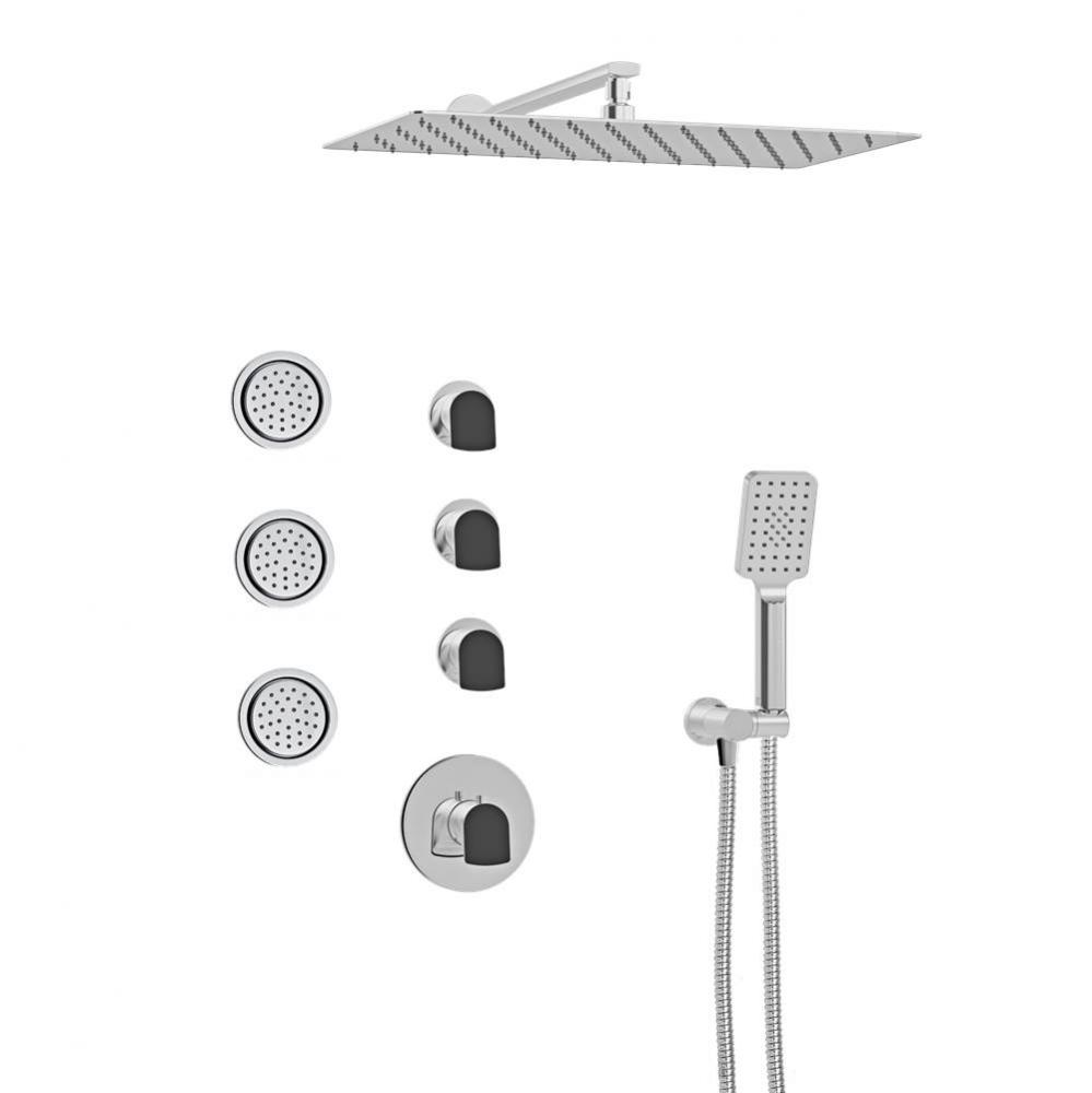 Trim only for thermostatic shower kit