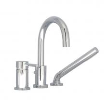 BARiL B66-1369-PB-VV-150 - PRESSURE BALANCED 3-PIECE DECK MOUNT TUB FILLER WITH HAND SHOWER