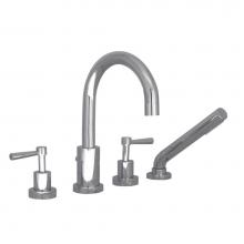 BARiL B77-1461-01-CC-175 - 4-piece deck mount tub filler with hand shower