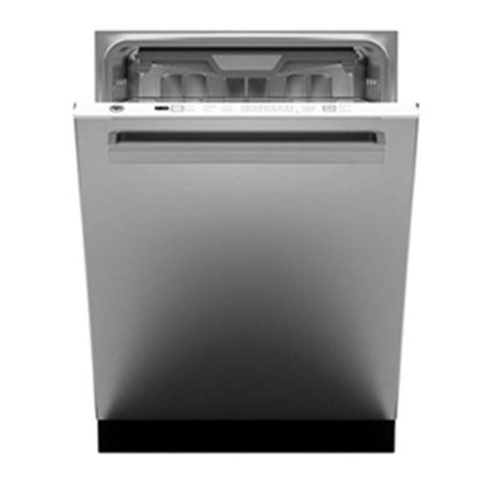 Integrated Dishwasher with 3 Racks, 24'' W, 4 Sprayers, Light, 16 Place Settings Stainle