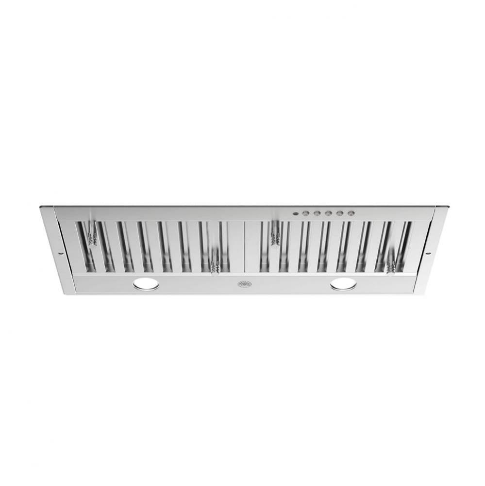 Insert Hood, 30'', 18.25'' D, Baffle Filter, Electronic Push Controls, 2 LED L