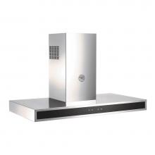 Bertazzoni KG36X - Wall Hood, 36'', 2 LED Lights, 600 cfm, Touch User Interface, Glass Panel