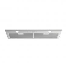 Bertazzoni KIN36XV - Insert Hood, 36'', Aluminum Mesh Filter, Electronic Push Controls, 2 LED Lights, 560 cfm