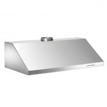 Bertazzoni KU36PRO1X/14 - Canopy Hood, 36'', Undermount, Mesh Filters, 2 Halogen Lights, 600 cfm