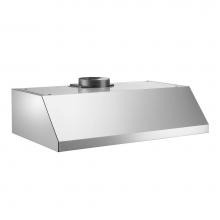 Bertazzoni KU36PRO1XV - Canopy Hood, 36'', Undermount, Mesh Filters, 2 Halogen Lights, 400 cfm