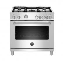 Bertazzoni MAST365DFMXE - Master Series Range, Electric Oven, 5 Aluminum Burners, 36''