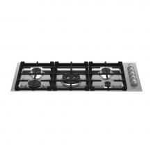 Bertazzoni MAST365QXE - Master Series Drop-In Gas Cooktop, 5 Burners, 36''