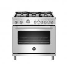 Bertazzoni MAST366GASXT-LP - Master Series Range, Gas Oven, 6 Brass Burners, 36''