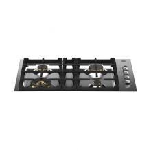 Bertazzoni PROF304QBXT - Professional Series Drop-In Gas Cooktop, 4 Brass Burners, 30''