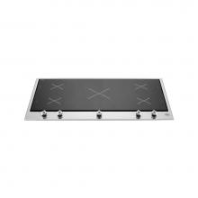 Bertazzoni PM360IGX - 36'' Pro Series Induction Cooktop; 5 Burners; Metal Knobs