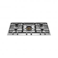 Bertazzoni PM36500X - 36'' Pro Series All Gas Cooktop 5 Burners - 18K BTU CENTER