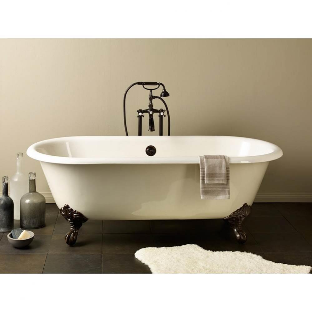 REGAL Cast Iron Bathtub with Faucet Holes