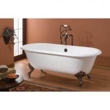 Cheviot Products Canada 2111-WC-AB - REGAL Cast Iron Bathtub with Continuous Rolled Rim