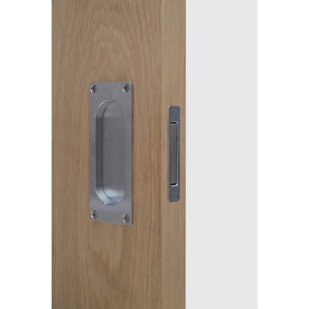 Louey Side Handle - Satin Chrome