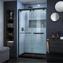 Dreamline Showers DL-7008C-88-09 - DreamLine Encore 32 in. D x 48 in. W x 78 3/4 in. H Bypass Shower Door in Satin Black and Center D