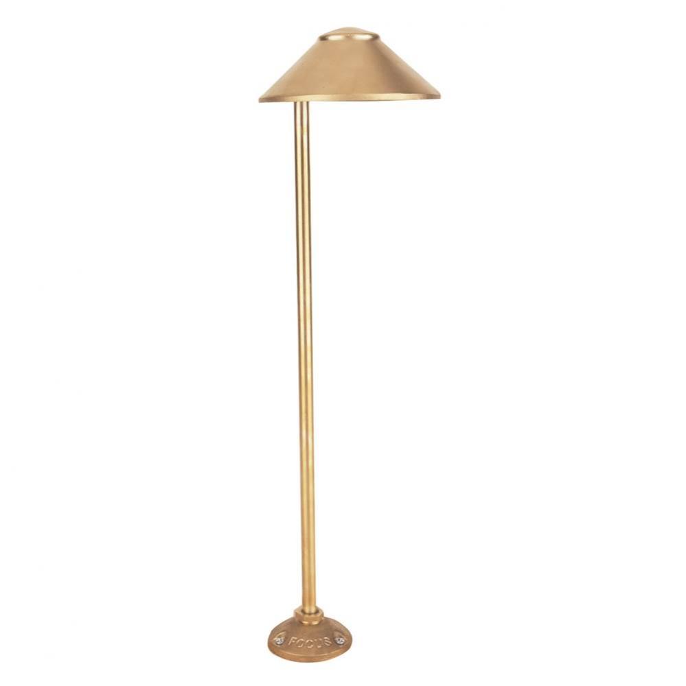 4W 12V LED PANEL, CAST BRASS CHINA HAT