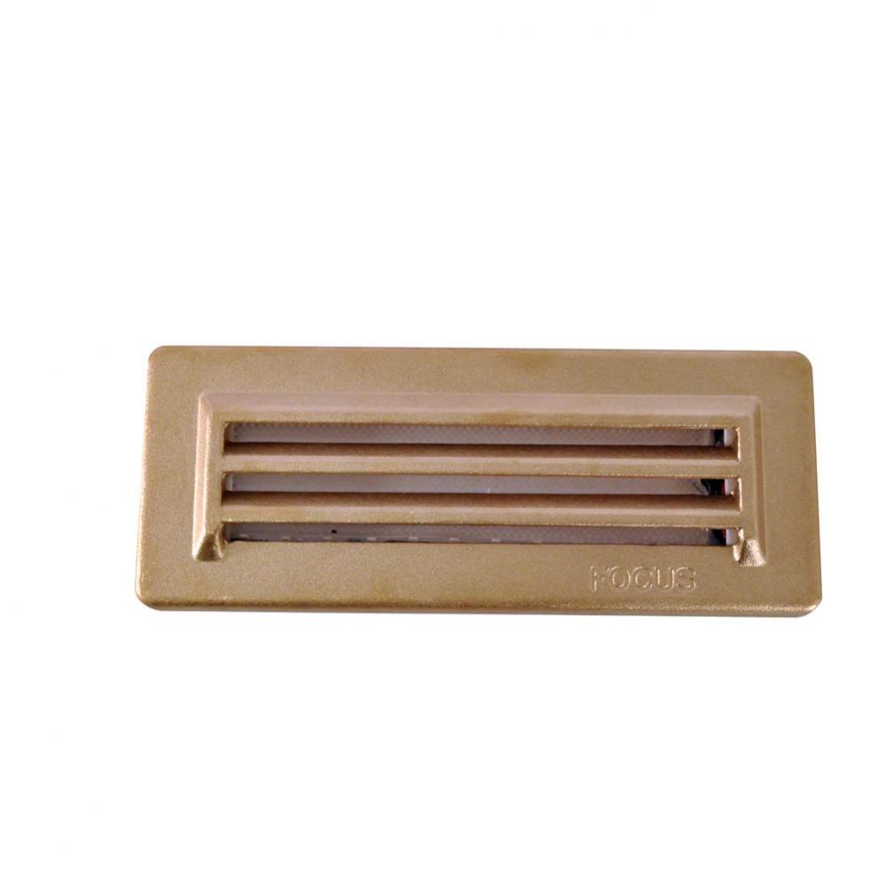 8W, ALUM FLAT PANEL LED BRICK LIGHT, BRONZE