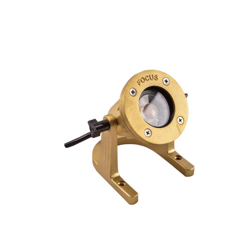 3W LED MR16 36 Degrees FL. BRASS UNDERWATER LIGHT, AIM