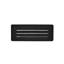 Focus Industries SL08LEDPBLT - 8W, ALUM FLAT PANEL LED BRICK LIGHT, BLACK